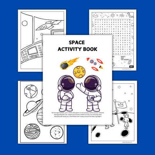 Free Digital Kids Space Activity Book