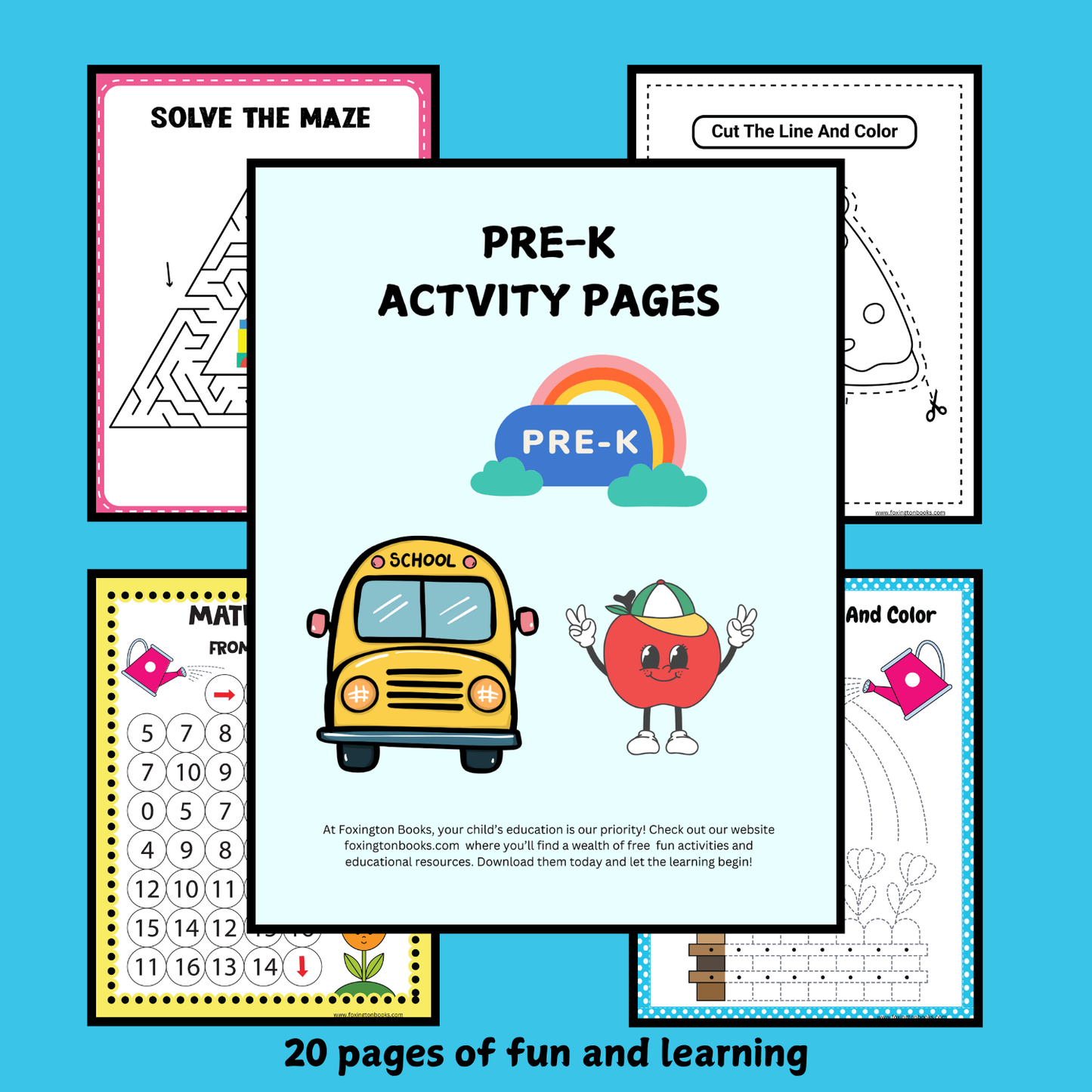 Digital Pre-K Activity Book: Learning & Fun for Kids!