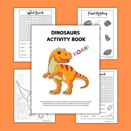 Digital Kids Dinosaur Activity Book