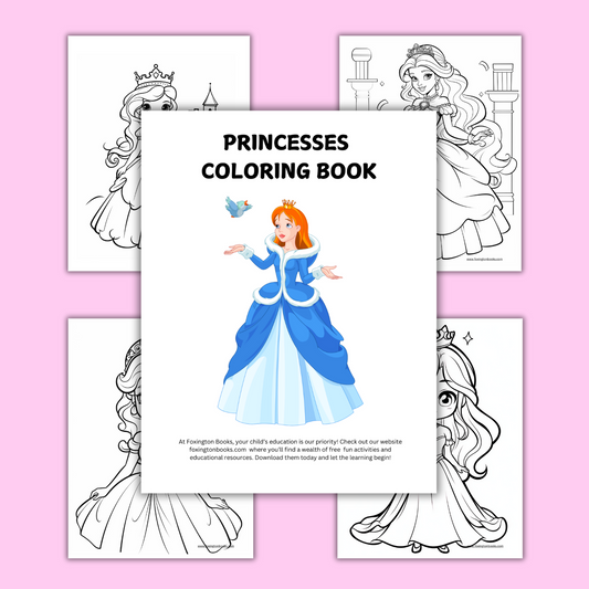 Digital Kids Princess Coloring Book