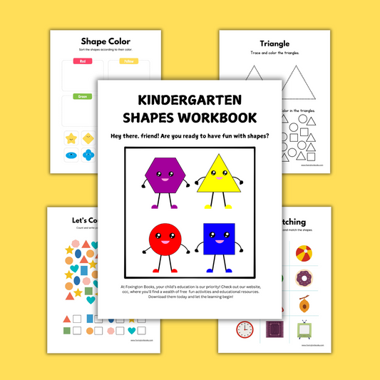 Digital Kids Kindergarten Shapes Workbook