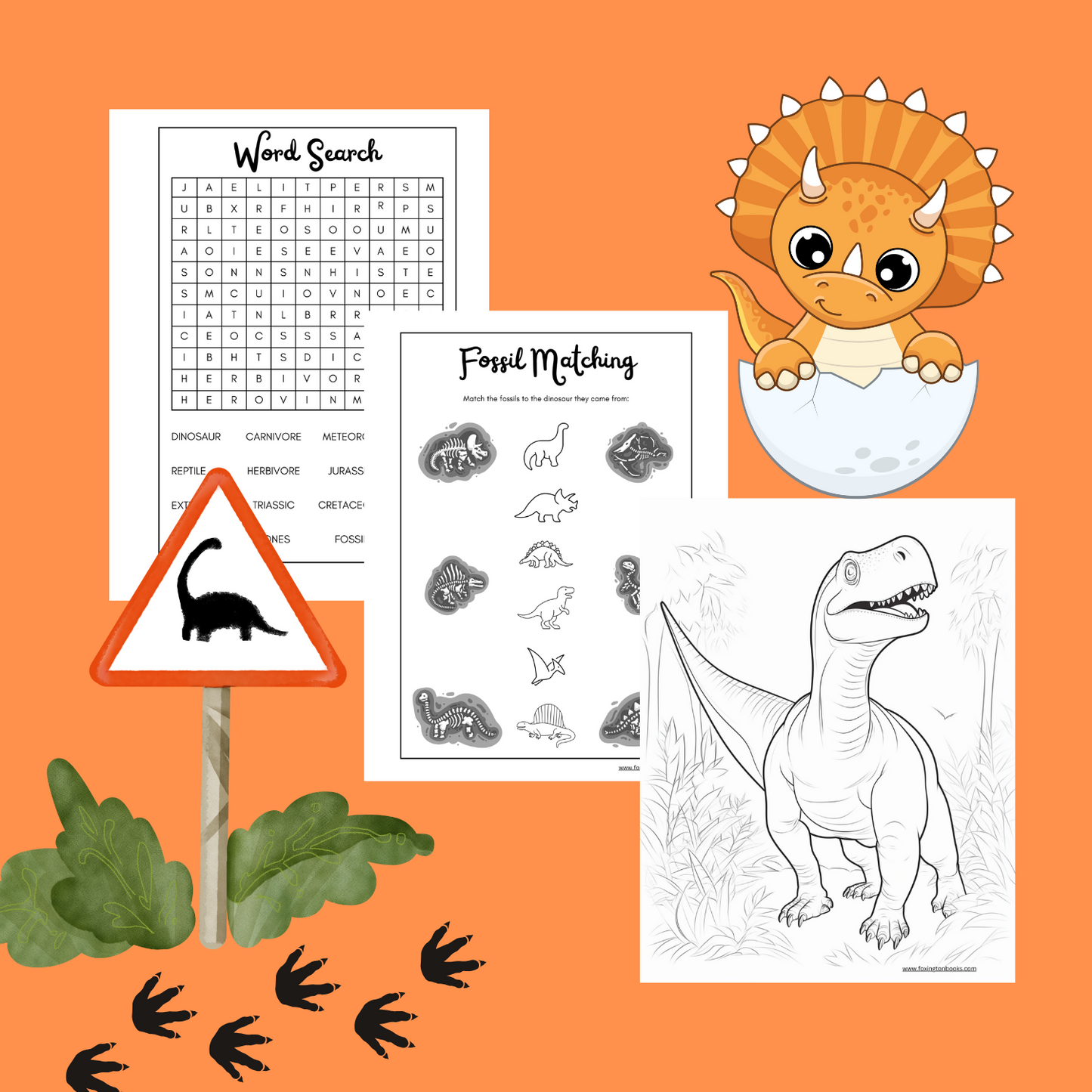 Digital Kids Dinosaur Activity Book