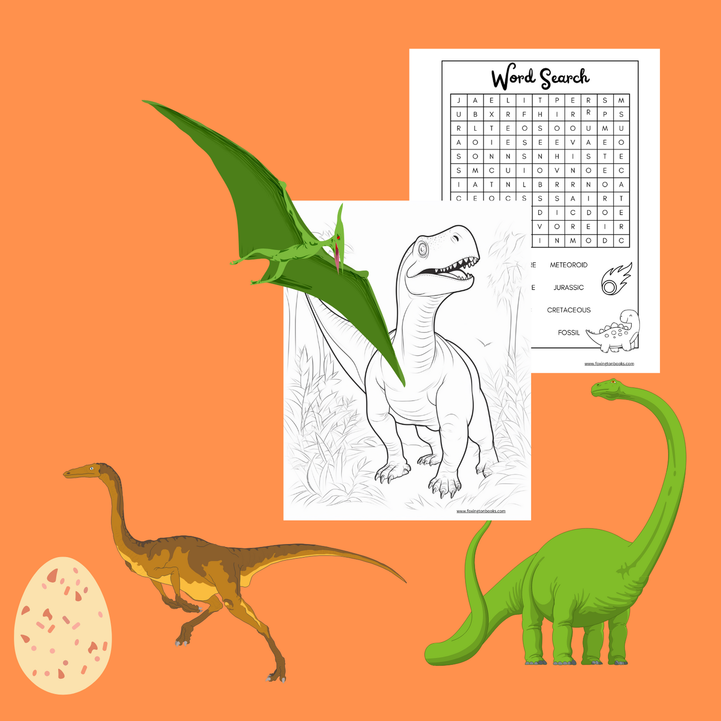 Digital Kids Dinosaur Activity Book